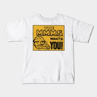 Merry Marvel Marching Society want YOU!! Kids T-Shirt